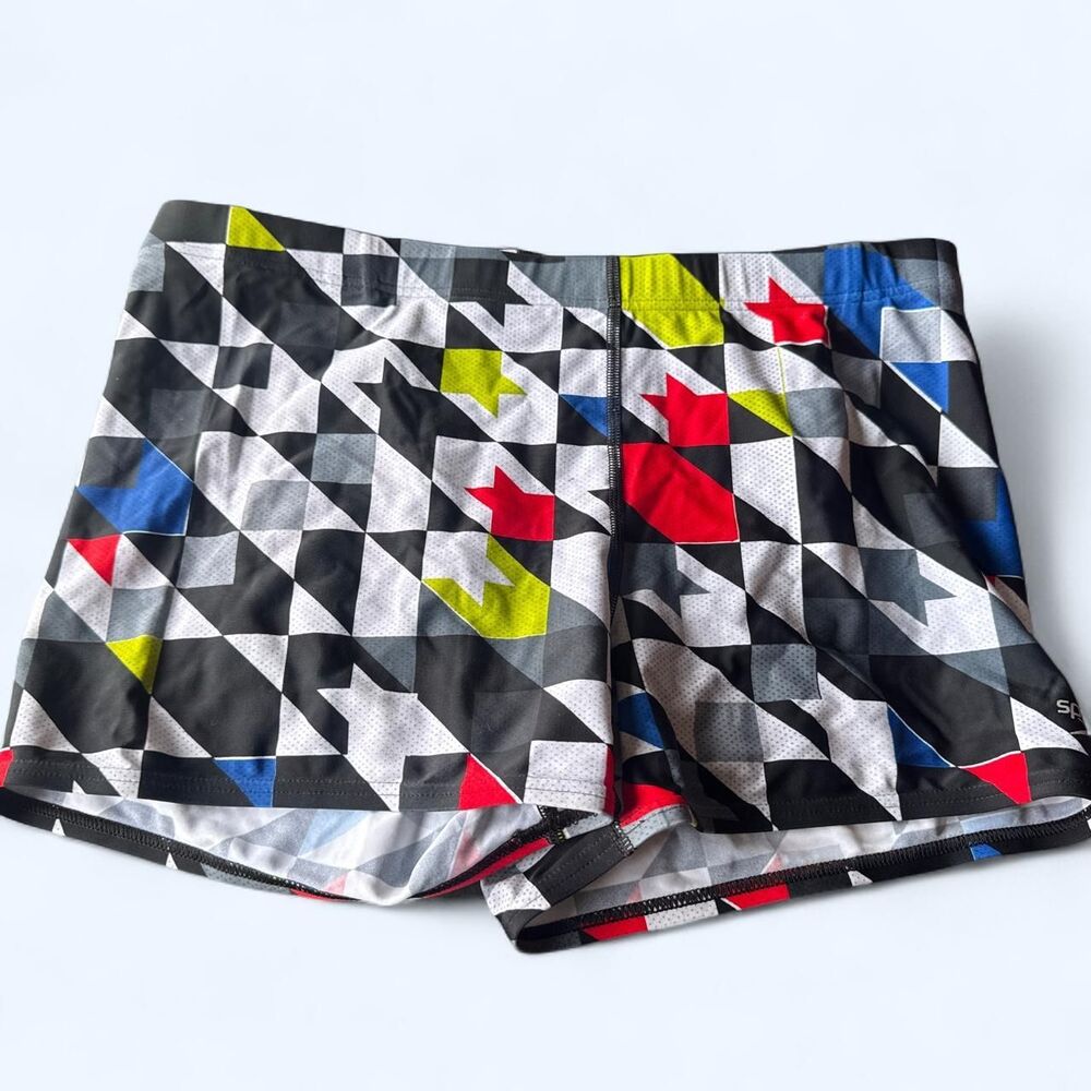 Speedo Printed Redondo Multi-colored geometric pattern shorts XL